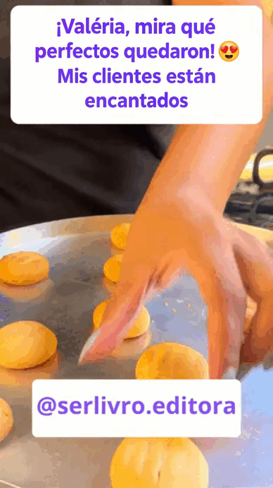 Biscoitos amanteigados — resultado da aluna