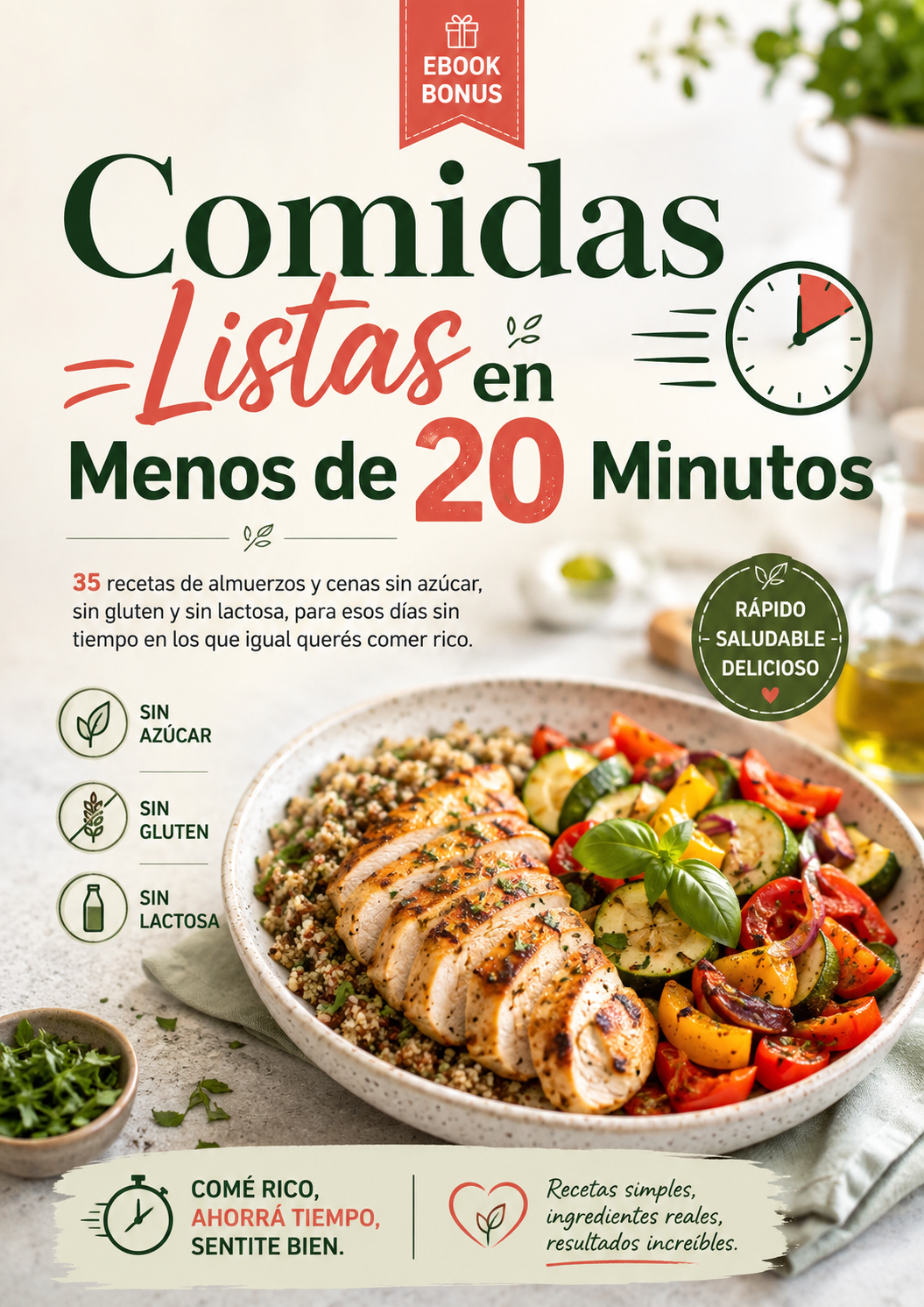 Comidas Listas en Menos de 20 Minutos